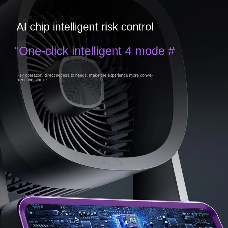 intelligent desktop fan Home electric fan Desktop mini air circulation new products