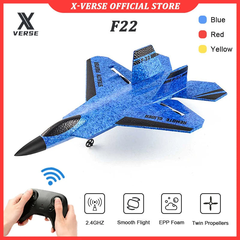 Remote Control Aircraft With LED Light Flighter