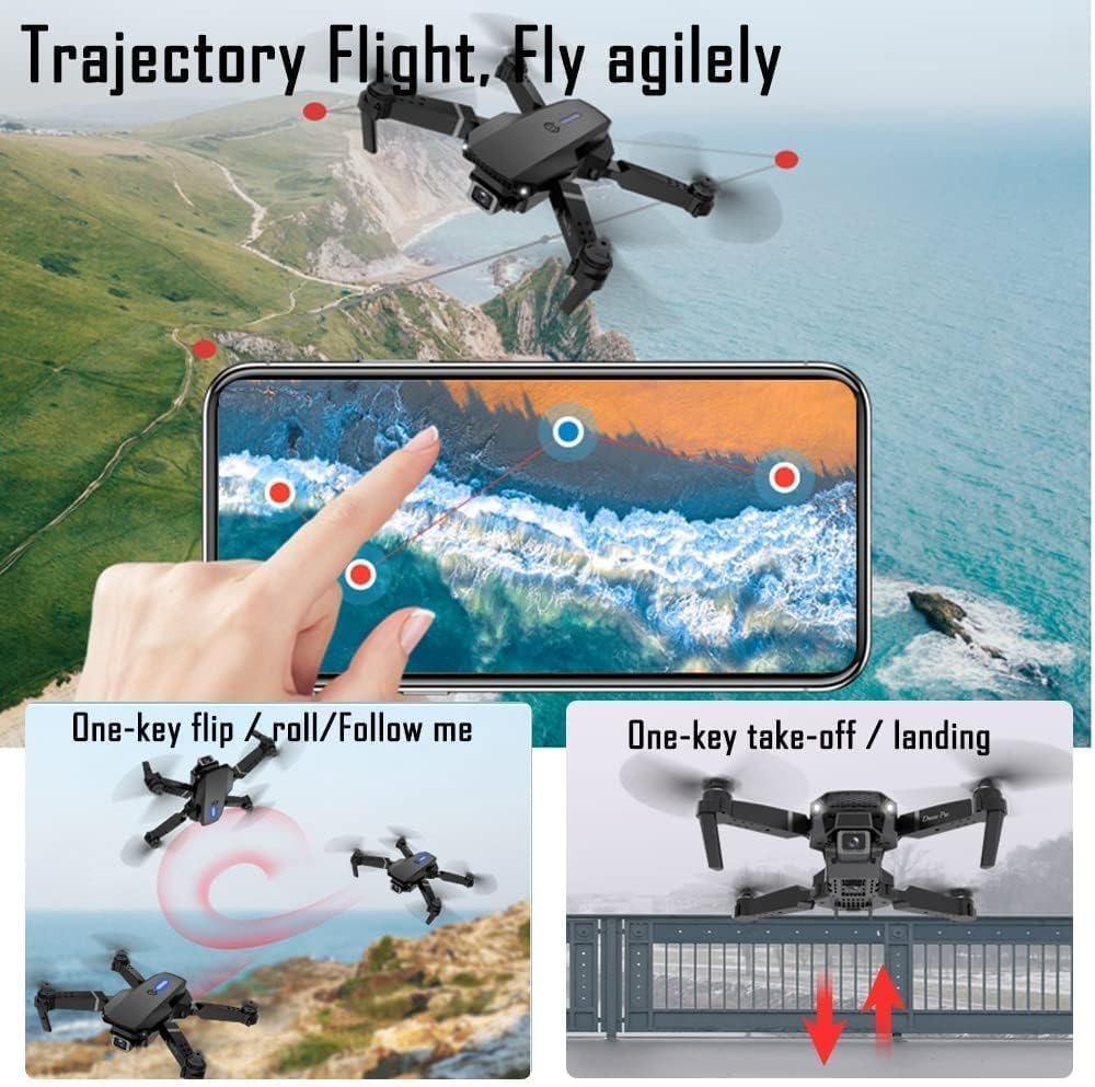 E88 Pro Drone With Double Camera, Double Battery