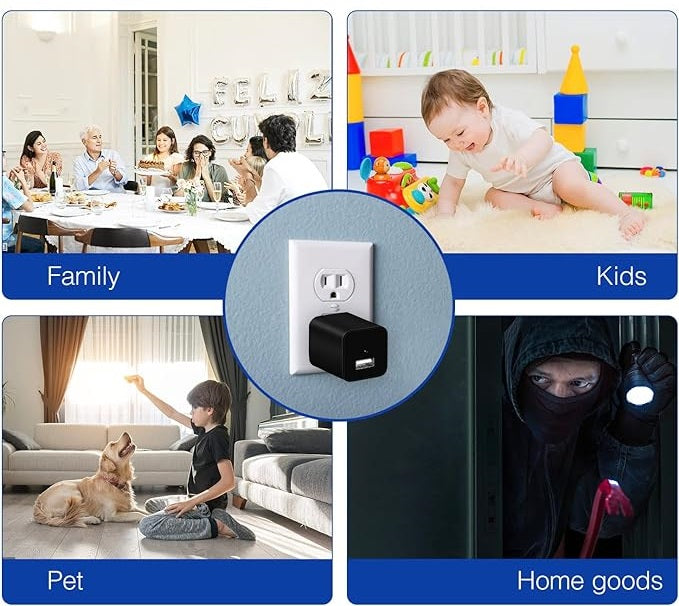 Spy Camera Charger - Hidden Camera - HD 1080P