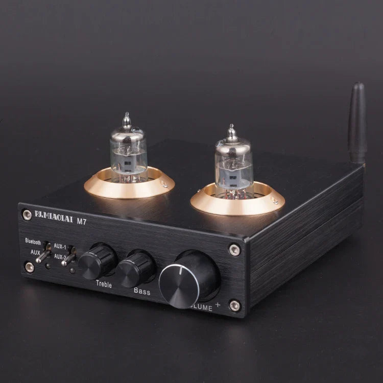 new product M7 Bluetooth tube preamplifier With high / bass tone Very good sound, suitable for home speakers