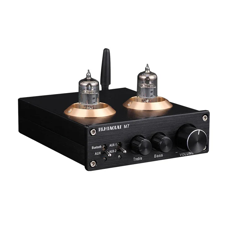 new product M7 Bluetooth tube preamplifier With high / bass tone Very good sound, suitable for home speakers