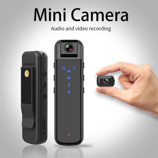 HD1080P Portable thumb camera, WiFi hotspot, mini camera, digital recorder, human body camera, infrared night vision DVR