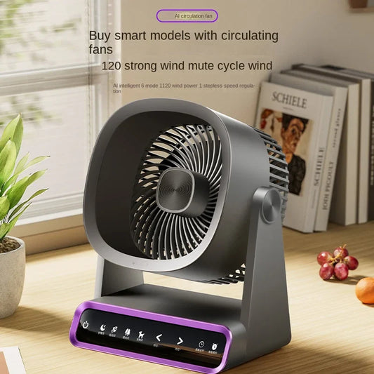 intelligent desktop fan Home electric fan Desktop mini  air circulation new products