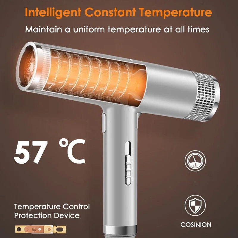 Professional Hair Dryer Infrared Negative Ionic Blow Dryer Hot Cold Wind Salon Hair Styler Tool Hair Blower Electric Blow Drier