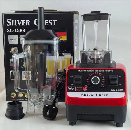 SILVER CREST Powerfull Blender with 2 Cups | Vegitables, Fruits & Multi Use Blender