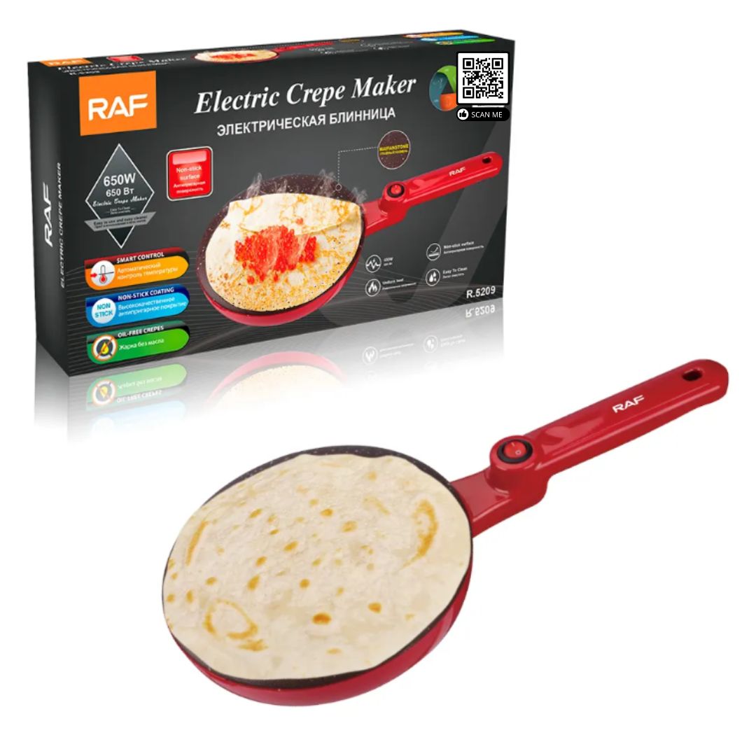 Smart Control Non-stick Electric Crepe maker
