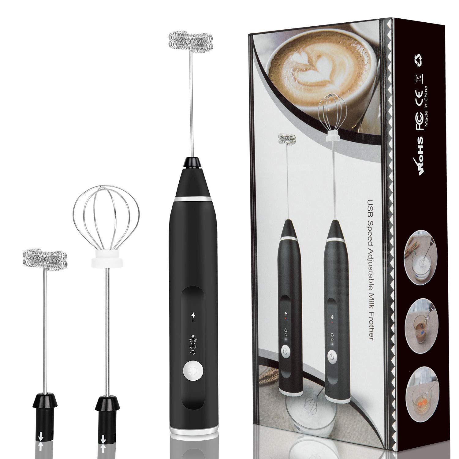 USB Speed Adjustable Milk Frother