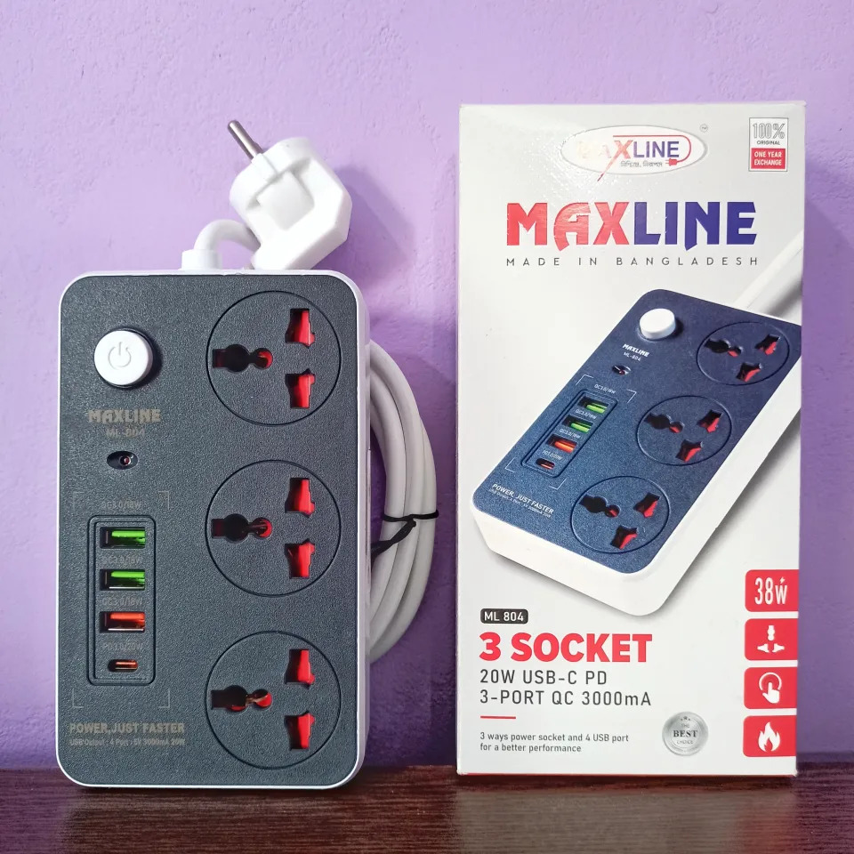 USB Fast Charging Multiplug Power Strip