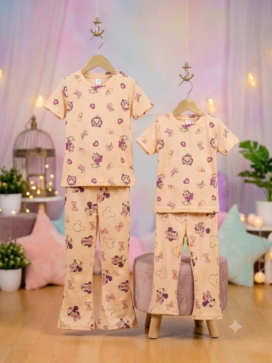 Half Sleeve T-shirt and Pant Set