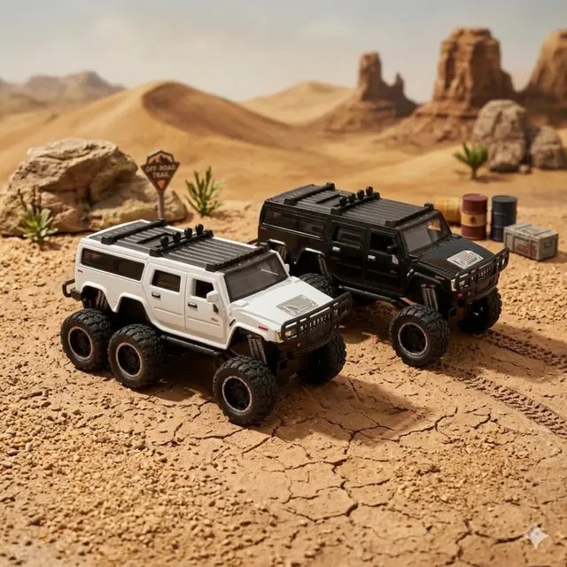 Monster-style Hummer H2 toy vehicles