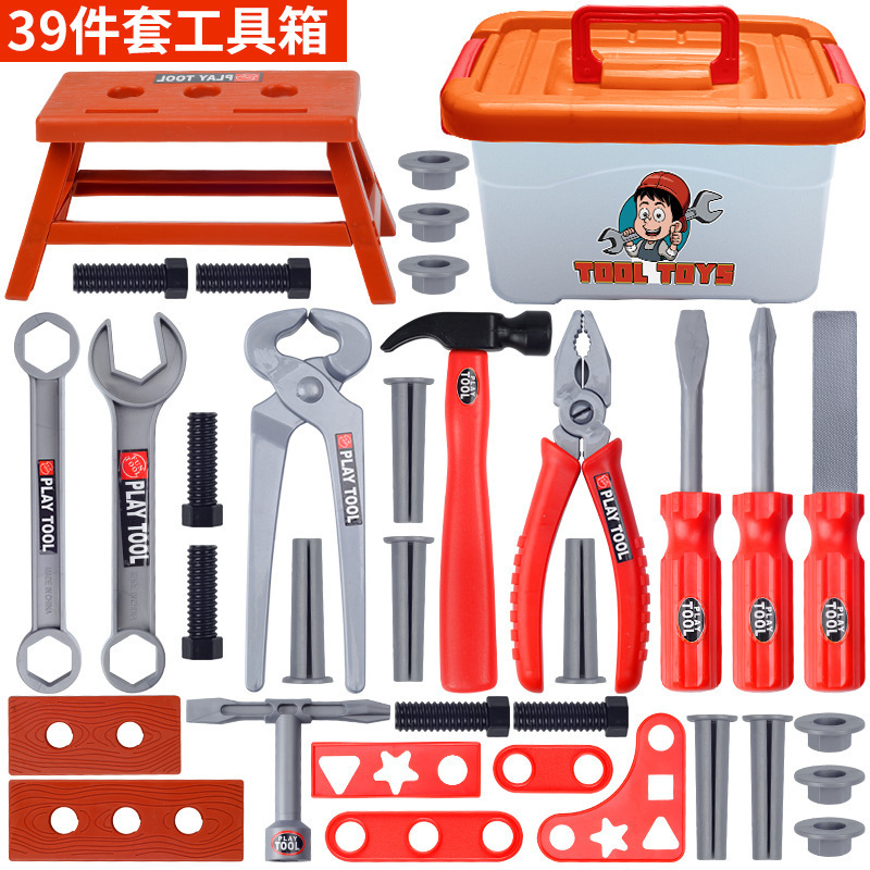 Children's Pretend Play Toolbox Set with Electric Drill! 🔩⚙️